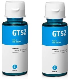 Realink Ink GT51 GT52 Cyan Compatible for Gt5810 Gt5811 Gt5820 Pack Of 2 Cyan Ink Bottle ()