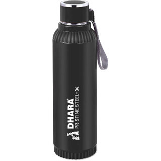Dhara Stainless Steel Quench Inner Steel Insulated Water Bottle 700ml Black Dhara Stainless Steel Quench Inner Steel Insulated Water Bottle 700ml Black