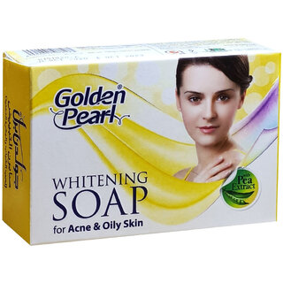                       Golden Pearl Whitening For Acne  Oil Skin Soap - 100g                                              
