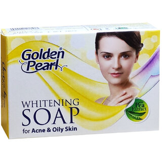 Golden Pearl Whitening Soap For Acne Oil Skin - 100gm Golden Pearl Whitening Soap For Acne Oil Skin - 100gm