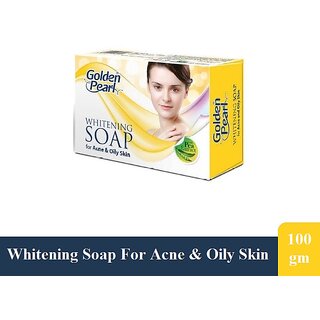 Skin Whitening For Acne Oil Golden Pearl Soap - 100g Skin Whitening For Acne Oil Golden Pearl Soap - 100g