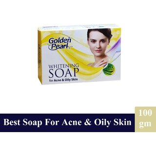 Acne Oil Skin Whitening Golden Pearl Soap (100gm) Acne Oil Skin Whitening Golden Pearl Soap (100gm)