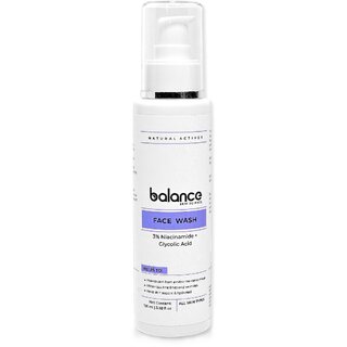                       Balance Skin Science 3 Niacinamide (Vitamin B3) + Glycolic Acid Gel for Acne-Prone skin Face Wash                                              