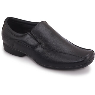                       PILLAA Men's Genuine Leather Slip-on Formal Shoes For Men                                              