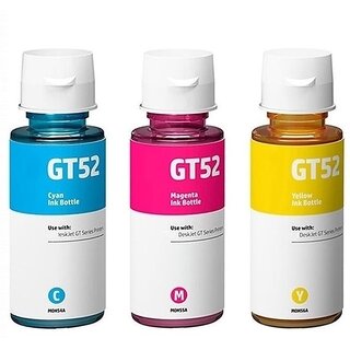                       Realink GT52 Cyan Magenta Yellow Ink Bottle Compatible for Gt5810 Gt5811 Gt5820 Gt5821 Tri-Color Ink Bottle ()                                              