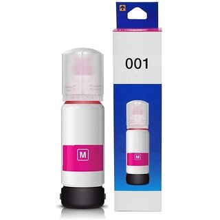                       Realink Cartridge Ink 001 Ink Bottle Single Compatible Printer for L4150 L6170 4160 L6160 L6190 Magenta Ink Cartridge ()                                              
