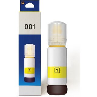                       Realink Cartridge Ink 001 Single Ink Bottle Compatible Printer for L4150 4160 L6170 L6190 L6160 Yellow Ink Cartridge ()                                              