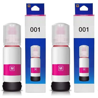                       Realink Cartridge 001 Ink Compatible Printer for L4150, L4160, L6170, L6190 L6160 Pack Of 2 Magenta Ink Cartridge ()                                              