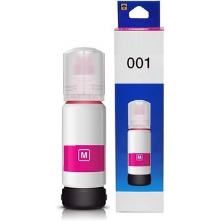                       Realink Cartridge Ink 001 Ink Bottle Compatible Printer for L4150 L6170 4160 L6160 L6190 Single Magenta Ink Cartridge ()                                              