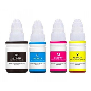                       Realink GI-790 Ink For G1010 G2000 G2002 G3010 3012 G4010 Black + Tri Color Combo Pack Ink Bottle ()                                              