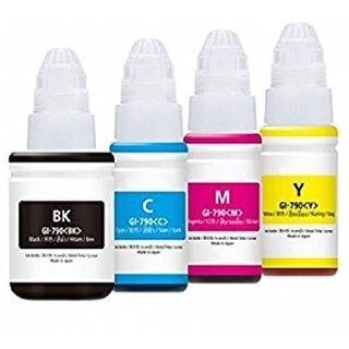                       Realink Cartridge Ink Compatible GI790 Multicolor Black + Tri Color Combo Pack Ink Bottle ()                                              