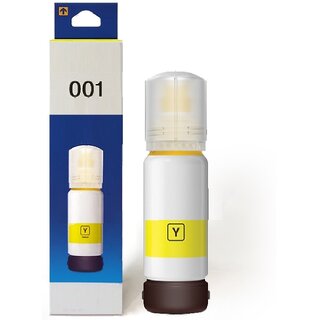                       Realink Cartridge 001 Ink Bottle Compatible Printer for L4150, L4160, L6170, L6190 L6160 Yellow Ink Cartridge ()                                              