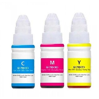                      Realink Ink GI-790 Cyan Yellow Magenta Compatible For G1010 G2000 G2002 G2010 G2012 Tri-Color Ink Bottle ()                                              