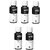 Realink Ink Cartridge GT51 GT52 BK Compatible For GT5810 5811 5820 5821 115 Pack of 5 Black Ink Bottle ()