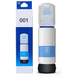                       Realink Cartridge Ink 001 Ink Bottle Compatible for L4150 L6170 4160 L6160 L6190 Single Cyan Ink Cartridge ()                                              