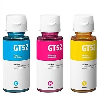                       Realink Ink GT52 Cyan Yellow Magenta Ink Bottle Compatible for Gt5810 Gt5811 Gt5820 5821 Tri-Color Ink Bottle ()                                              