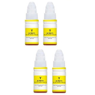                       Realink Ink GI-790 Ink Compatible For G1010 G2000 G2002 G2010 2012 Pack of 4 Yellow Ink Bottle ()                                              