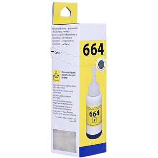                       Realink T6644 Ink Bottle Compatible For L130 L220 L310 L360 L365 L380 L385 L405 L455 Yellow Ink Bottle ()                                              