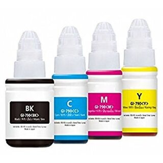                       Realink GI790 Ink For G1010 G2000 G2002 G3010 3012 G4010 Black + Tri Color Combo Pack Ink Bottle ()                                              