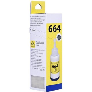                       Realink T6644 Ink Compatible For L130 L220 L310 L360 L385 L365 L380 L405 L455 Single Yellow Ink Bottle ()                                              