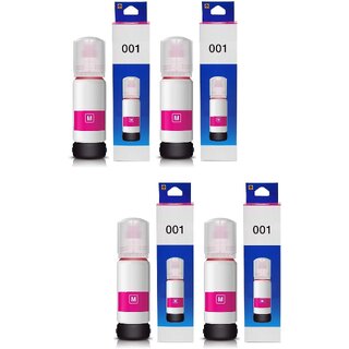                       Realink 001 Ink Bottle Compatible Printer for L4150, L4160, L6170, L6190 L6160 Pack Of 4 Magenta Ink Bottle ()                                              