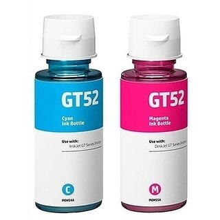                       Realink Cartridge GT52 Cyan + GT52 Magenta Ink Bottle Compatiblefor Gt5810 Gt5811 Gt5820 Pack Of 2 Cyan Ink Cartridge ()                                              
