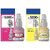 Realink Ink BT5000 Magenta + Yellow Ink Compatible For T300 T500W MFC-T800W Pack of 2 Magenta Ink Bottle ()