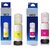 Realink 003 Magenta + Yellow Ink Bottle Compatible For L3100 L3101 L3110 L3150 Pack Of 2 Magenta Ink Bottle ()