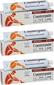 Counterpain Relieves Muscular  Pain Balm - Pack Of 3 (120g)