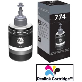                       Realink Cartridge Cartridge T7741 Ink Compatible Printer For M100 M105 M200 M205 L605 L655 Single Black Ink Cartridge ()                                              