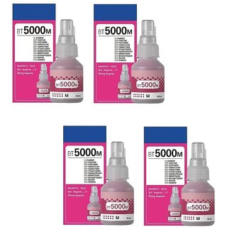                       Realink Cartridge Ink BT5000M Ink Compatible For DCP-T300 T700W MFC-T800W Pack of 4 Magenta Ink Cartridge ()                                              