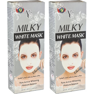                       YC Milky White Peel Off Mask - 100ml (Pack Of 2)                                              