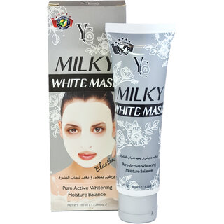                       YC Milky White Pure Active Whitening Moisture Balance Mask - 100ml                                              
