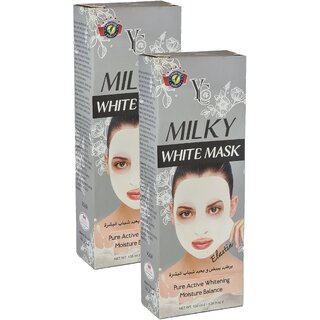                       YC Milky Whitening Moisture Balance Mask - Pack Of 2 (100ml)                                              