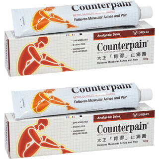                       Counterpain Relieves Muscular  Pain Balm - Pack Of 2 (120g)                                              