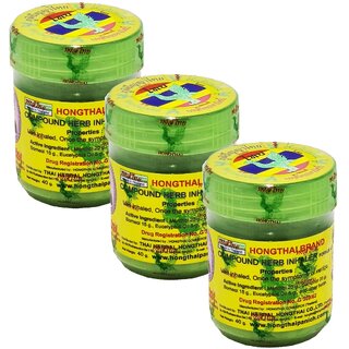 HongThai Brand Compound Herb Inhaler - Pack Of 3 (15g)