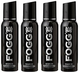 Fogg Marco body spray deodorant for men long lasting no gas deo pack of 4 Deodorant Spray - for Men (480 ml, Pack of 4)