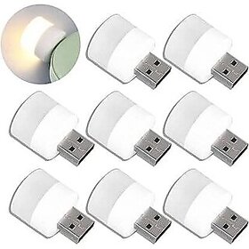Small Mini Portable Bedroom, Camping Reading, Sleeping Led Light 1W, Ideal for Indoor, Outdoor  (Pack of 10, White)