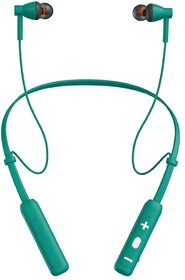 DIGIMATE Fire 2.0 Bluetooth Neckband With 30 Hours Playtime, Type C Fast Charging Dual Pairing With Mic (Green, DGMGO5-005)