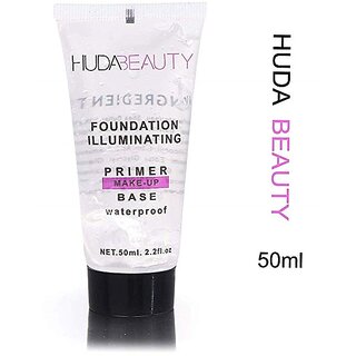 Huda Beauty Foundation Illuminating Face Primer Make-up Base Waterproof (50 ml)