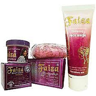                       Faiza Beauty Whitening Cream 30Gms, FaizaSoap And Faiza Face wash (Set of 3)                                              