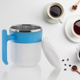                       Stainless Steel Lid Cover Hot Coffee/Tea Mug Hot Insulated Double Wall Stainless Steel                                              