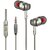 DIGIMATE Beats 2.0 In Ear Wired Earphone With Mic, 3.5 mm Audio Jack, 10 Mm Driver, Phone/Tablet Compatible (Silver, DGMGO5-008)
