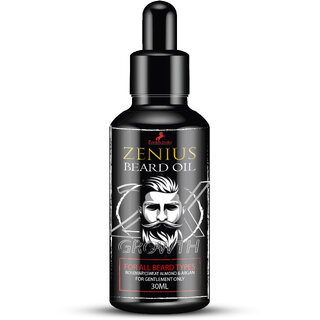                       Zenius Beard Oil for Men Beard Hair Growth                                              