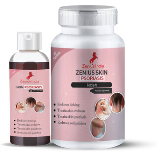                       Zenius Skin Psoriasis Care Kit Relief From Psoriasis  Less Inflammation                                              