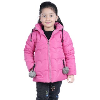                       Kid Kupboard Cotton Girls Jacket, Pink, Full-Sleeves, 5-6 Years KIDS5944                                              