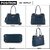 LAIK Handbags for Women| Premium PU Leather Shoulder Bags| Latest Trendy Design Bag| Top Handle Stylish Bag For Ladies | Blue