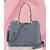 LAIK Handbags for Women| Premium PU Leather Shoulder Bags| Latest Trendy Design Bag| Top Handle Stylish Bag For Ladies | Grey