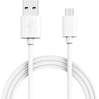 Larecastle Micro USB Cable 3.1 A 1 m Ultra Fast Charging 3.1 Amp Micro USB Data Cable for Android Mobile (Compatible with All Android Phones, White, One Cable)