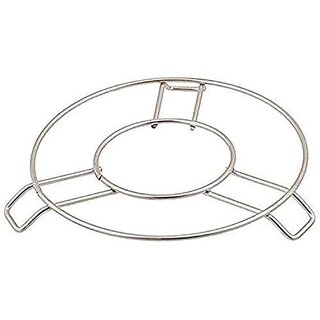 Agrim Heavy Duty Stainless Steel Round Cooker Steamer Pot Tray Rack Stand (Silver)